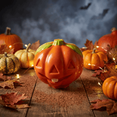 White chocolate pumpkin 150g 5407008477769 The Belgian Chocolate Makers