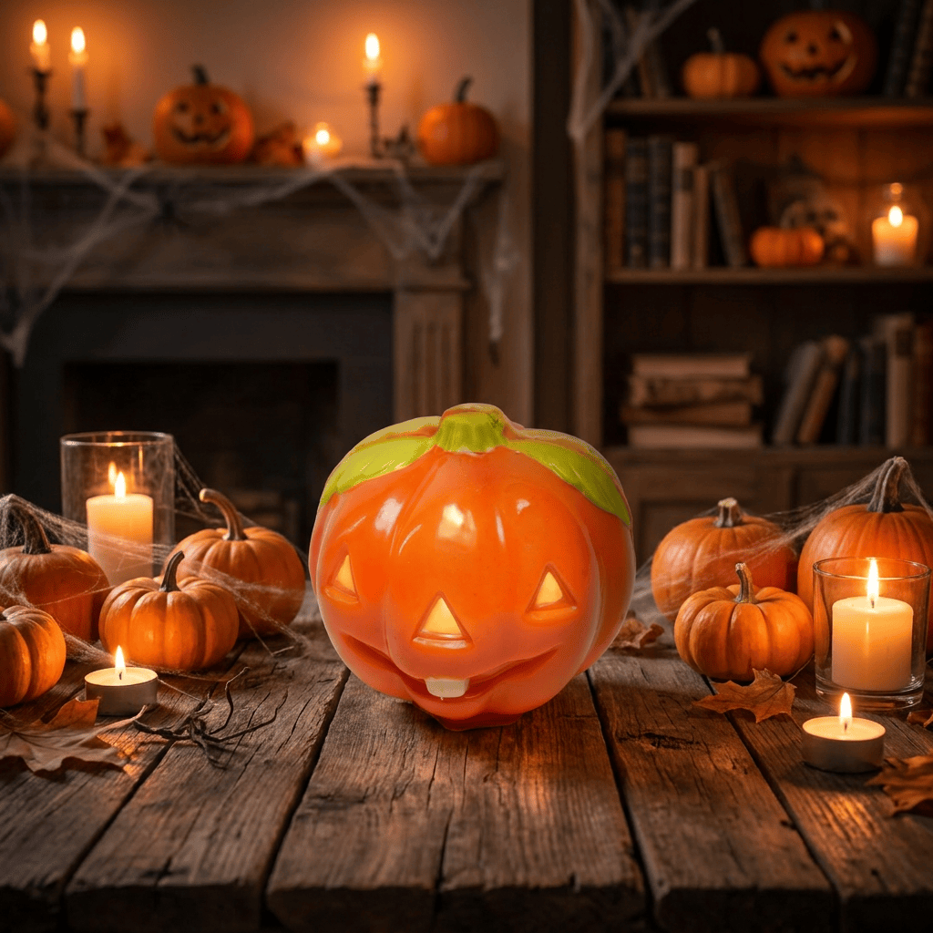 White chocolate pumpkin 150g 5407008477769 The Belgian Chocolate Makers