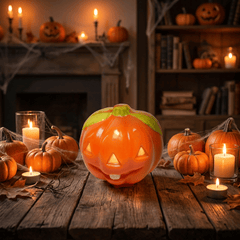 White chocolate pumpkin 150g 5407008477769 The Belgian Chocolate Makers