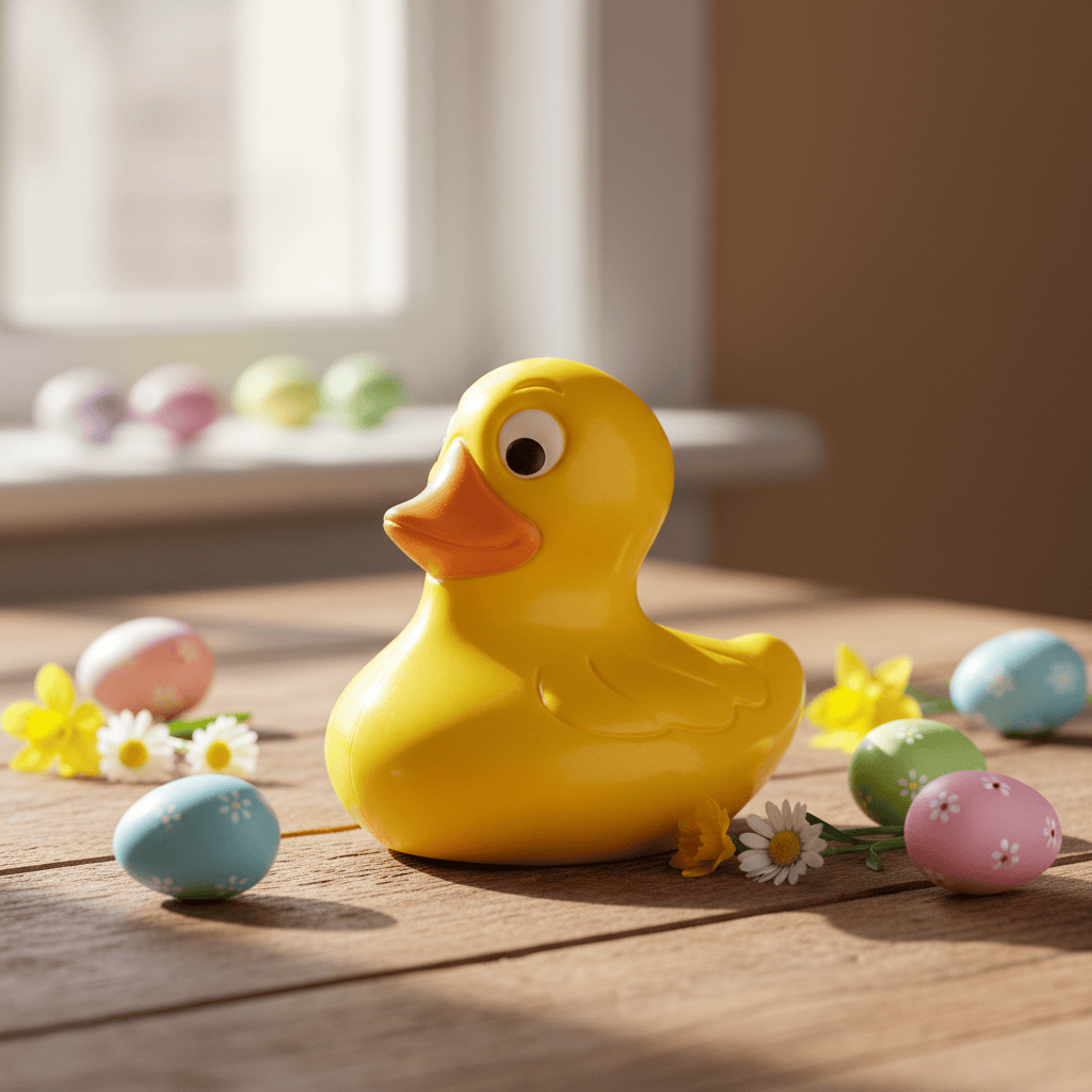 White chocolate yellow duck 150g 5407008479626 The Belgian Chocolate Makers