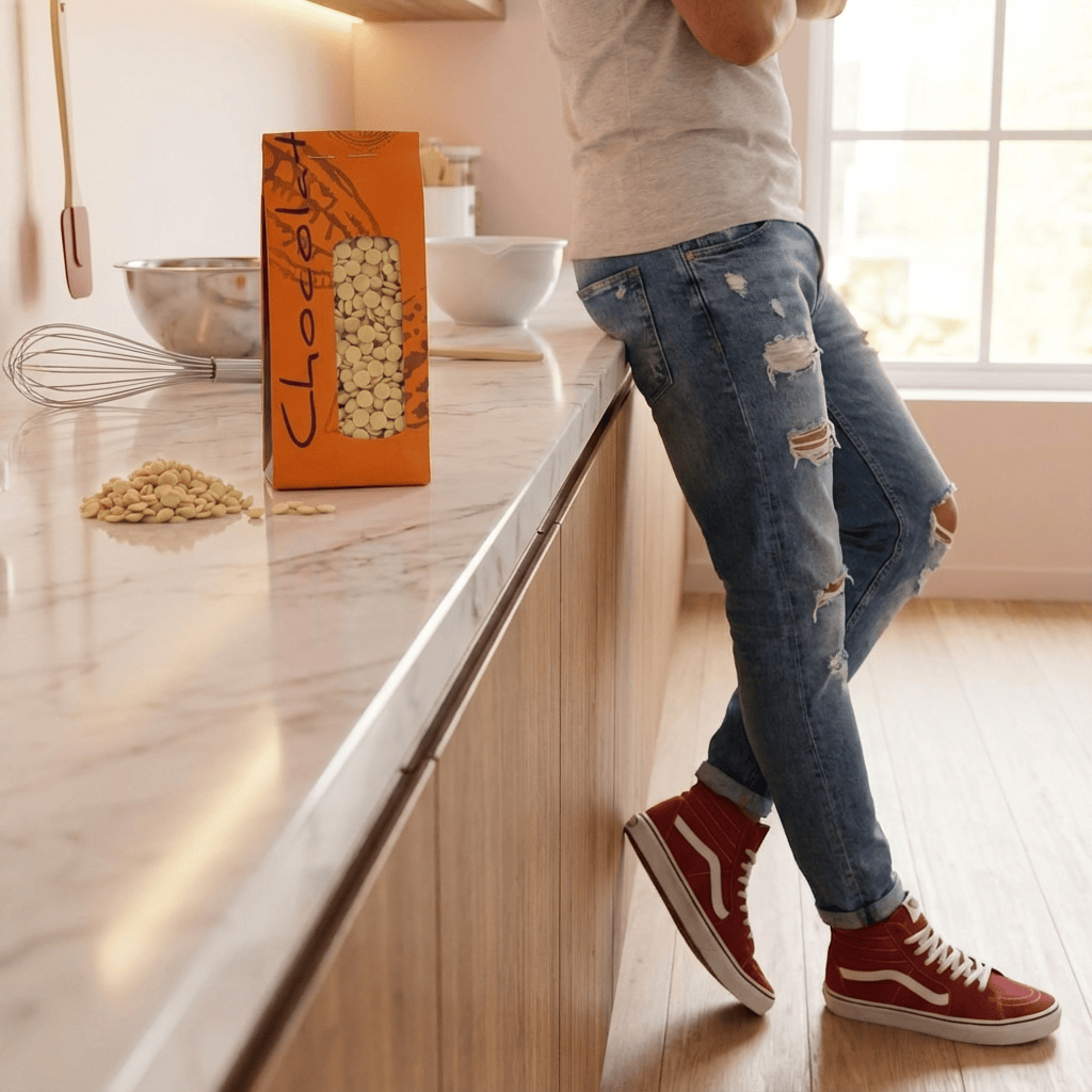 White drinking chocolate 200g 5407008473747 The Belgian Chocolate Makers